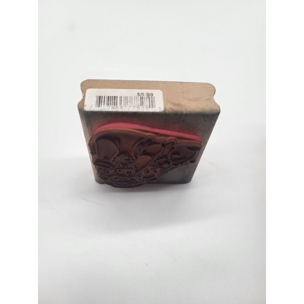POOH'S TREATS Wood Mount Rubber Stamp A-1207E Halloween Fall Rubber Stampede - Picture 4 of 8